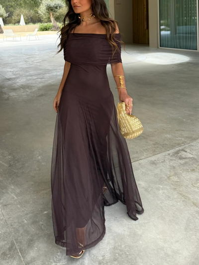 Nina Asymmetrical long dress