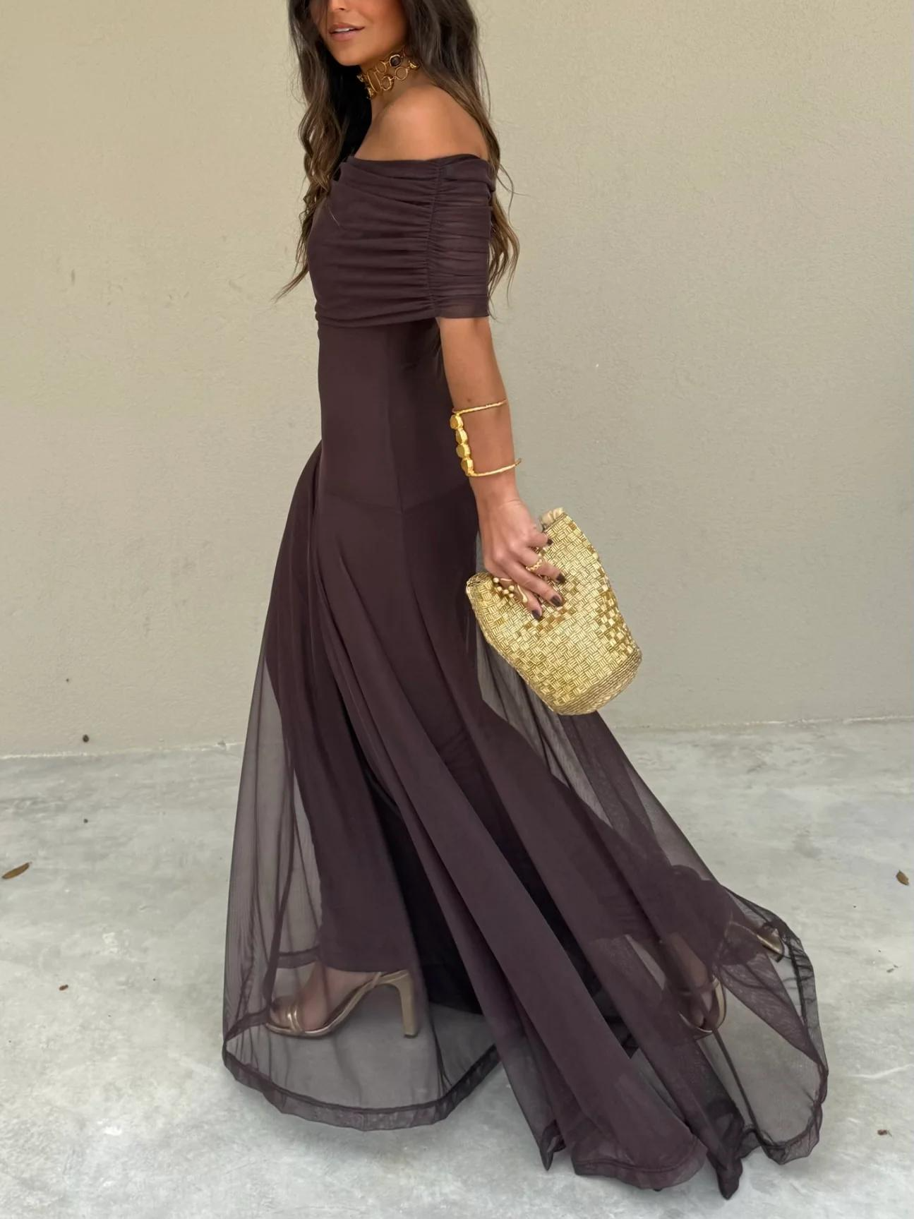 Nina Asymmetrical long dress