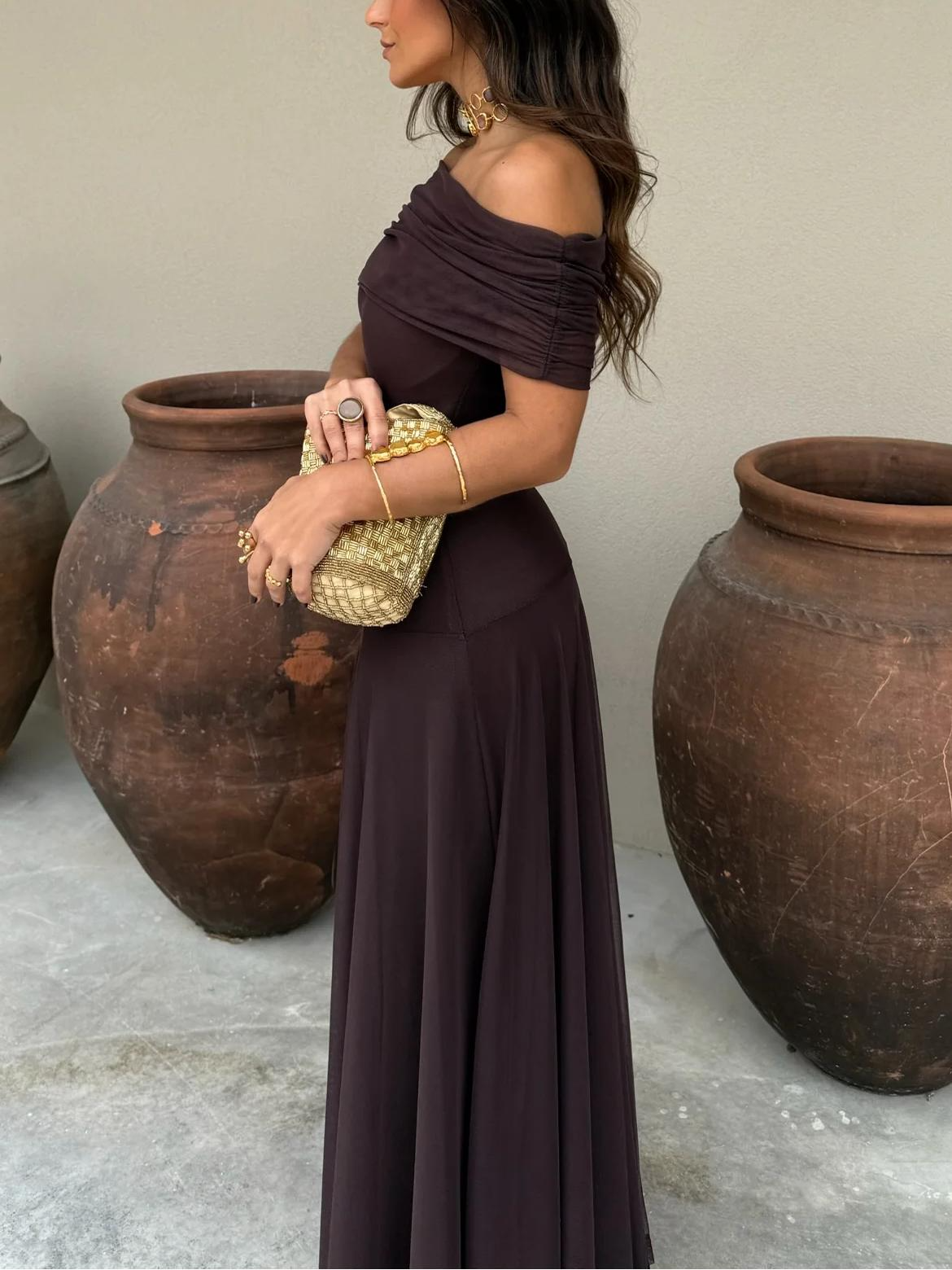 Nina Asymmetrical long dress