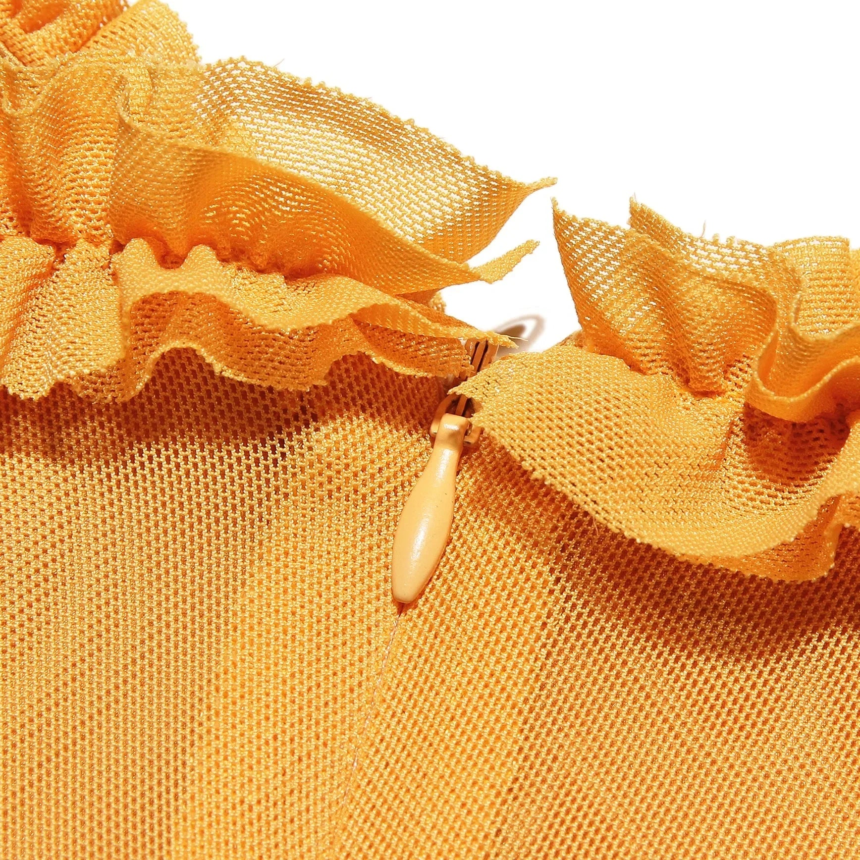 Liza maxi dress with ruffles
