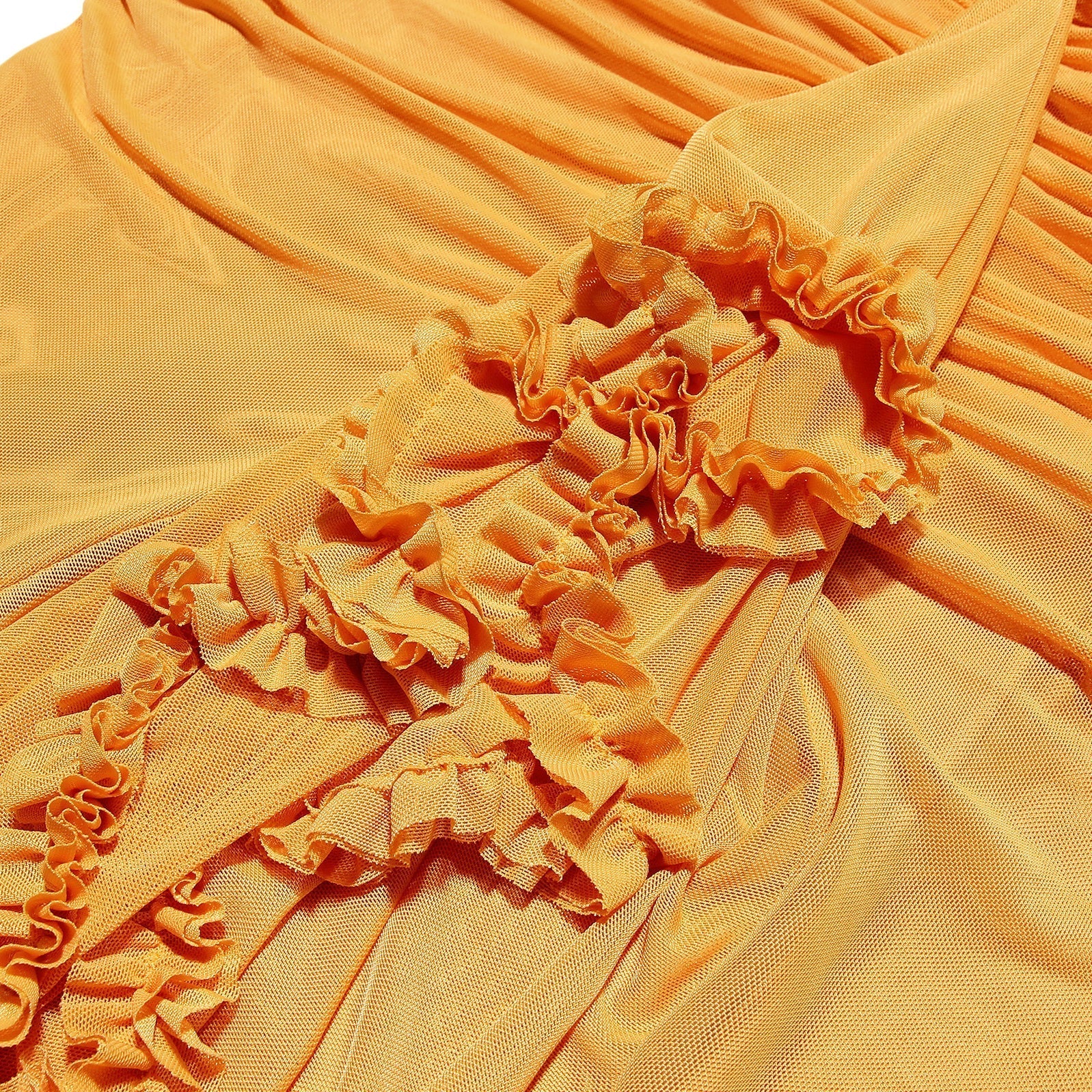 Liza maxi dress with ruffles